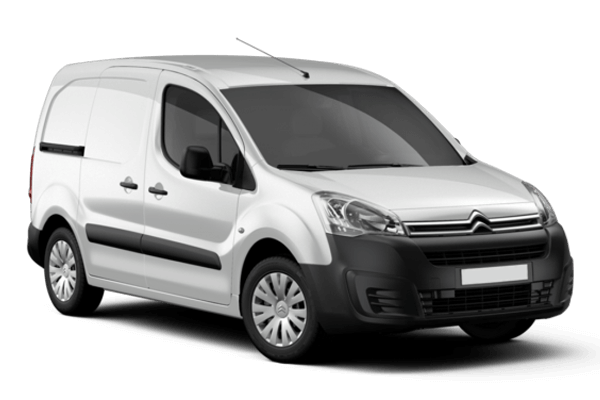 Vue latérale du fourgon CITROEN BERLINGO II - 2008 – modèle utilitaire aménageable